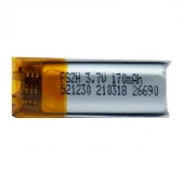 باتری لیتیوم 170mAh 5*13*31mm 521230