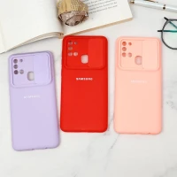 قاب سیلیکونی TPU محافظ لنزدار کشویی Samsung A21s لایت