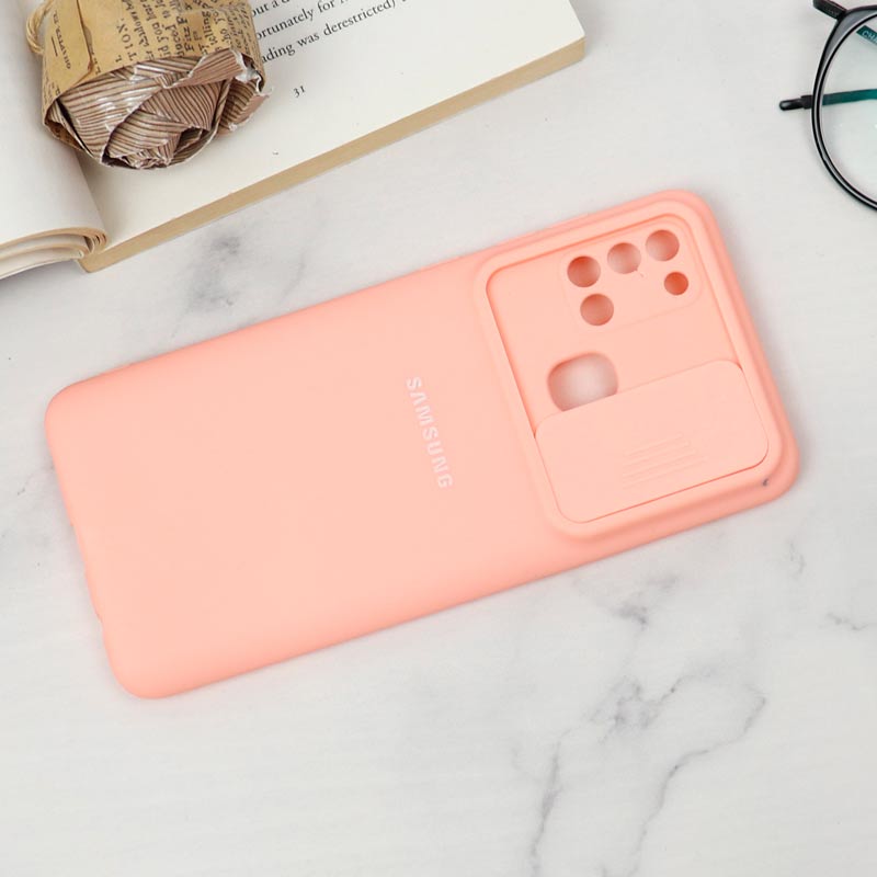 قاب سیلیکونی TPU محافظ لنزدار کشویی Samsung A21s لایت