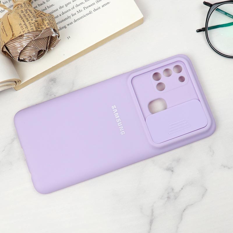 قاب سیلیکونی TPU محافظ لنزدار کشویی Samsung A21s لایت