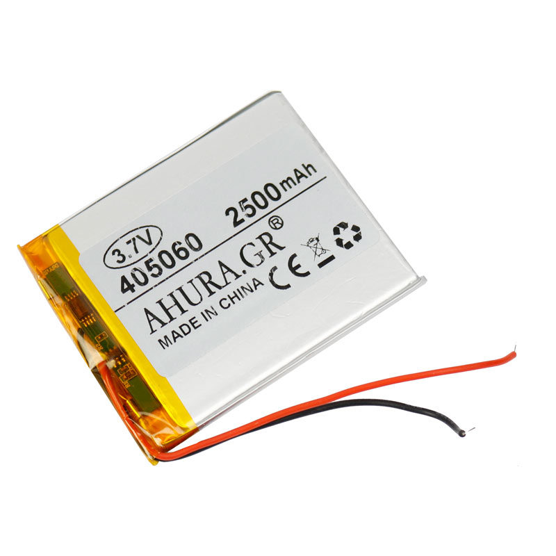 باتری لیتیوم 2500mAh 61*50*3mm 405060