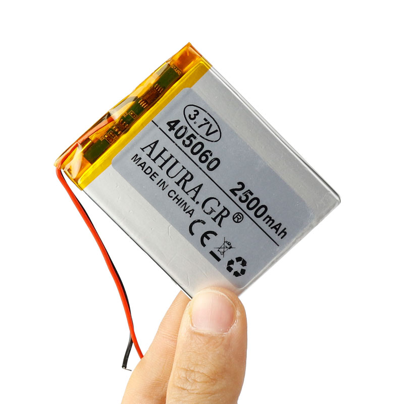 باتری لیتیوم 2500mAh 61*50*3mm 405060