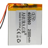 باتری لیتیوم 2500mAh 61*50*3mm 405060
