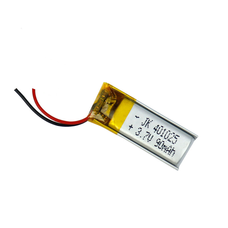 باتری لیتیوم 90mAh 25*10*3mm 401025