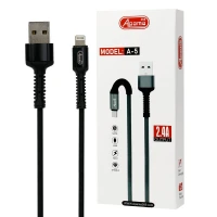 کابل آیفونی فست شارژ APAMA 369 A-5 2.4A 1m
