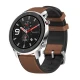 ساعت هوشمند امیزفیت Amazfit GTR 47mm Stainless steel بند قهوه ای