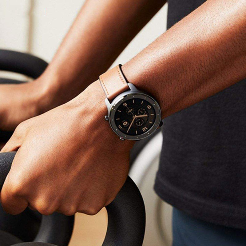 ساعت هوشمند امیزفیت Amazfit GTR A1902 47mm Aluminum alloy بند قهوه ای