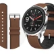 ساعت هوشمند امیزفیت Amazfit GTR 47mm Stainless steel بند قهوه ای
