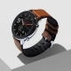 ساعت هوشمند امیزفیت Amazfit GTR 47mm Stainless steel بند قهوه ای