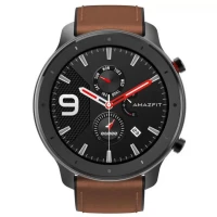 ساعت هوشمند امیزفیت Amazfit GTR A1902 47mm Aluminum alloy بند قهوه ای