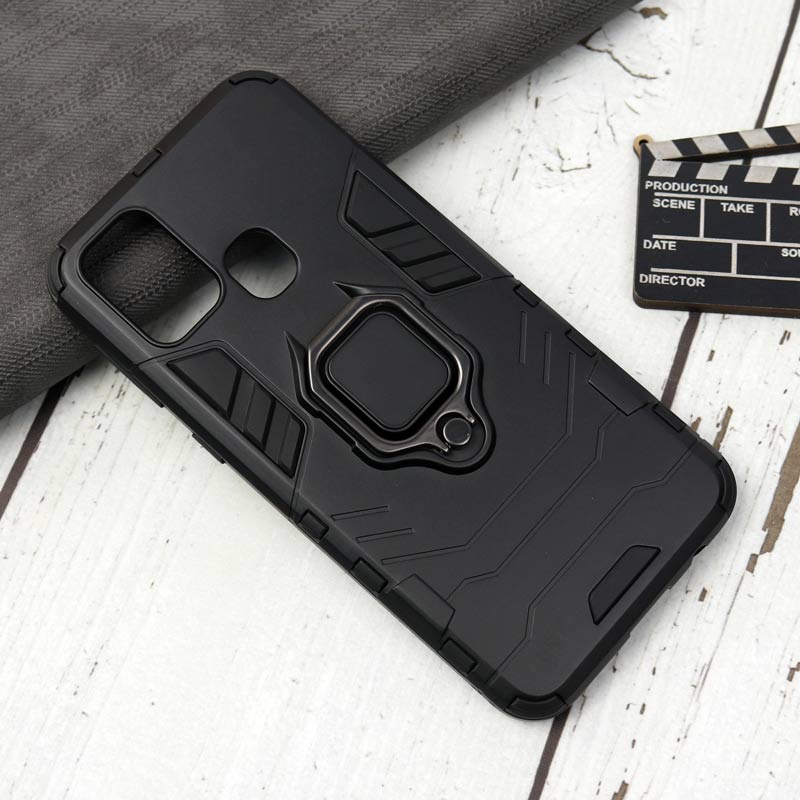 قاب ضد ضربه هولدر دار Keysion سامسونگ M31 مشکی