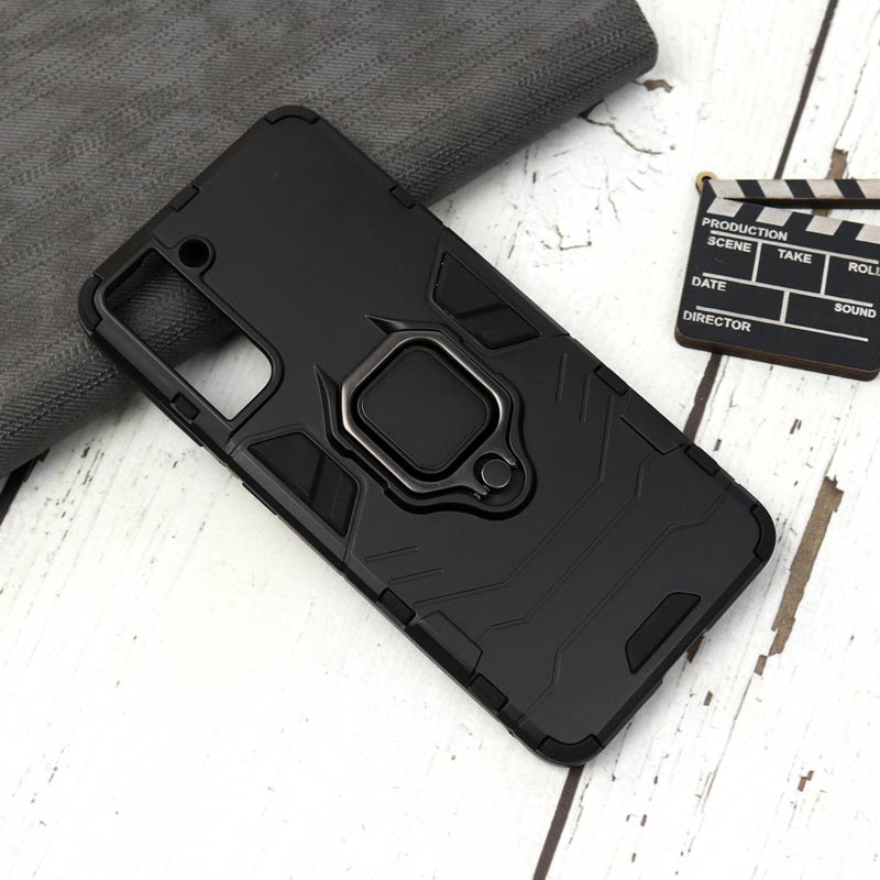 قاب ضد ضربه هولدر دار Keysion سامسونگ S21 مشکی