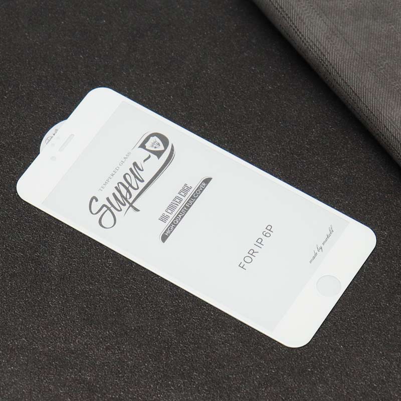 گلس SUPER D آیفون iPhone 6 Plus / 6s Plus سفید