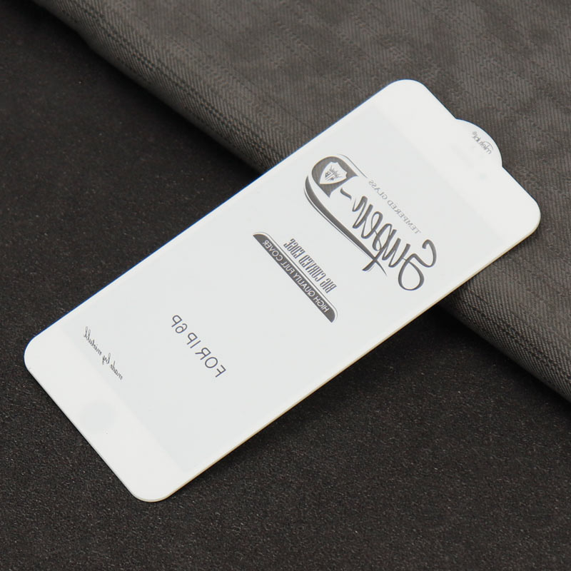 گلس SUPER D آیفون iPhone 6 Plus / 6s Plus سفید