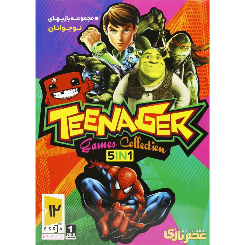 بازی Teenager Game Collection 5 In 1 1DVD9 عصر بازی مناسب برای PC