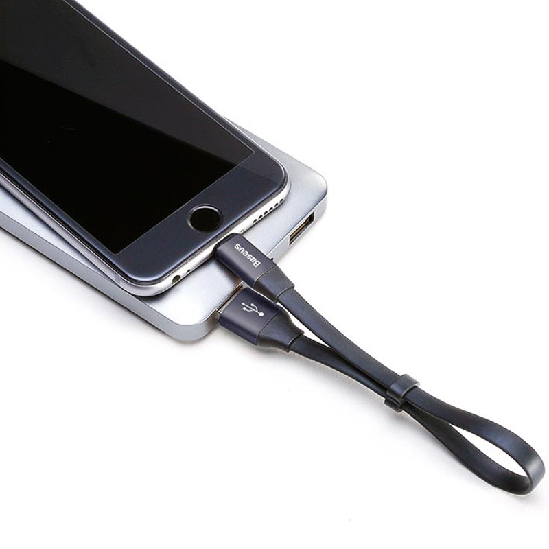 کابل کوتاه آیفونی Baseus CALMBJ-B 23cm 2A