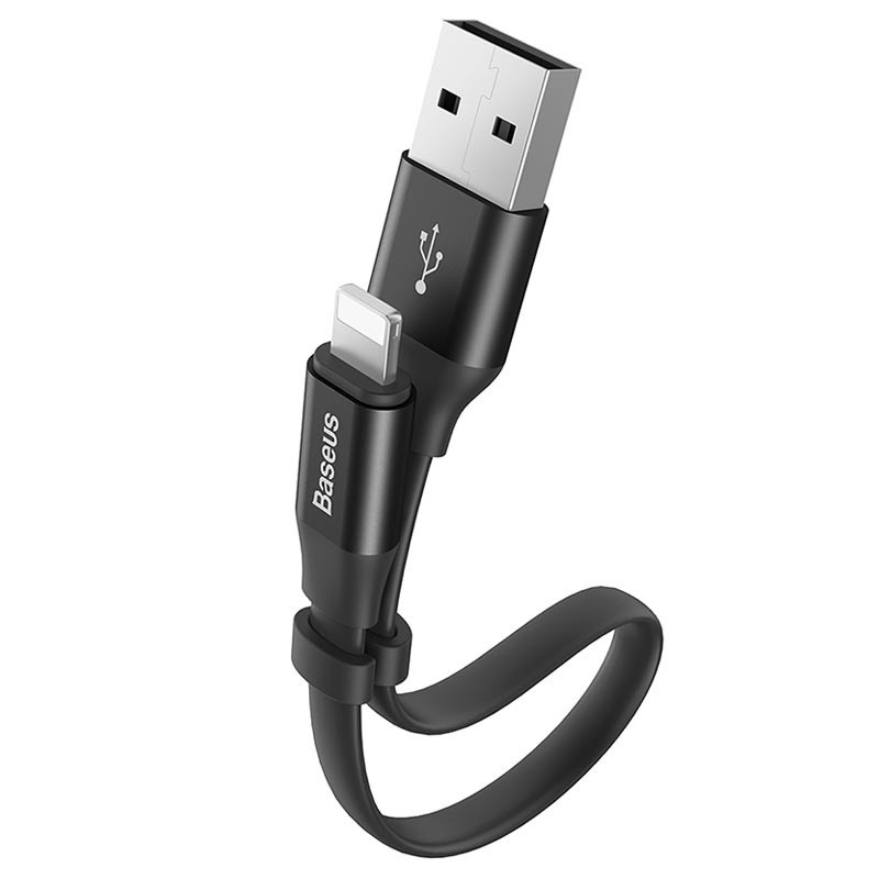 کابل کوتاه آیفونی Baseus CALMBJ-B 23cm 2A