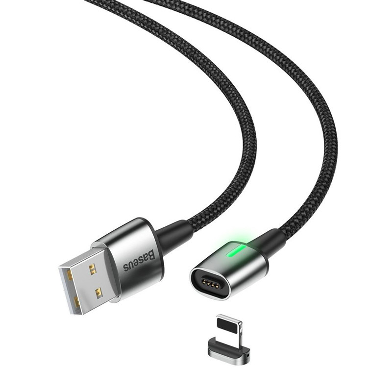 کابل آیفونی مگنتی Baseus CALXC-B 1.5A 2m