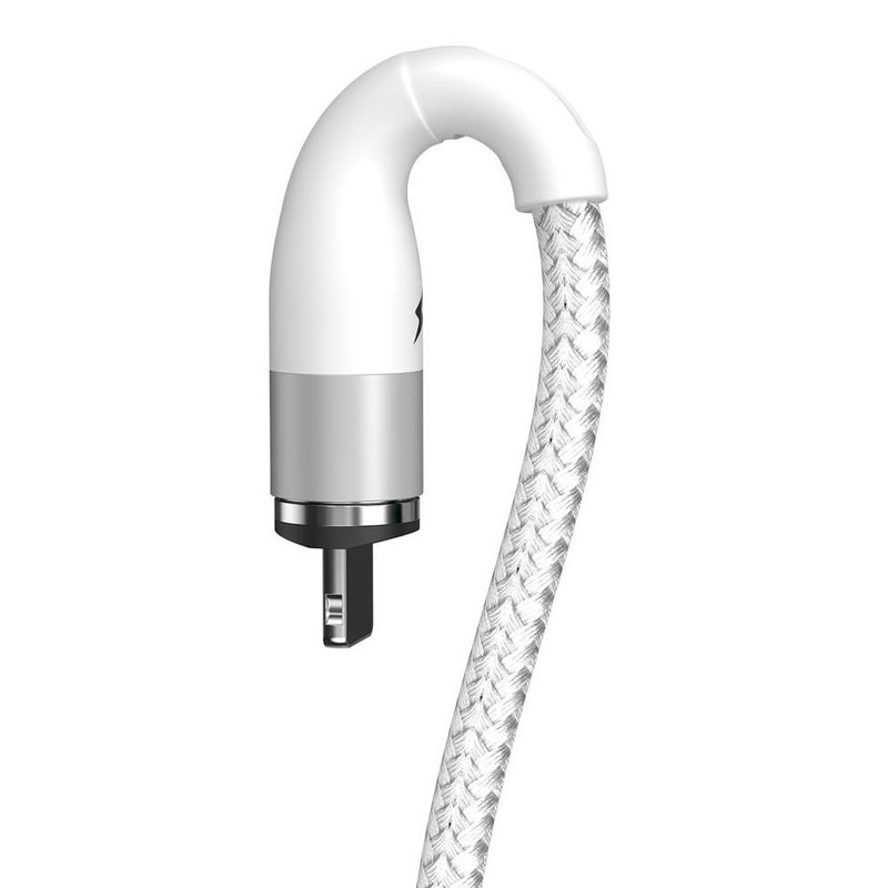 کابل آیفونی فست شارژ مگنتی Baseus Zinc Magnetic CALXC-K 2.4A 1m