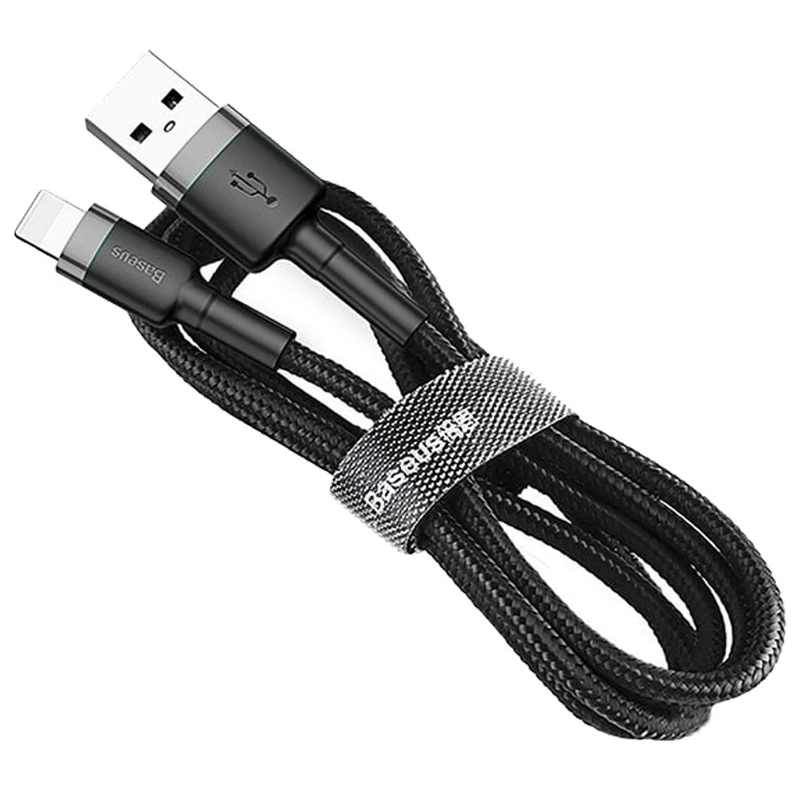 کابل لایتنینگ فست شارژ 1.5 آمپر باسئوس Cafule CALKLF-C طول 2 متر