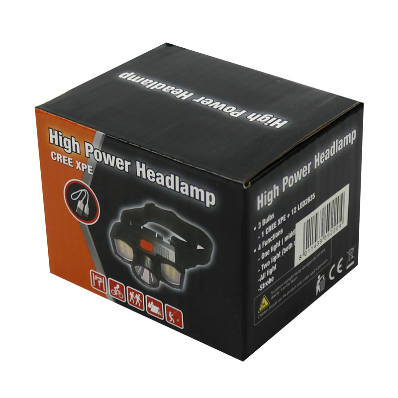 چراغ قوه پیشانی هدلایت شارژی CREE XPE 205