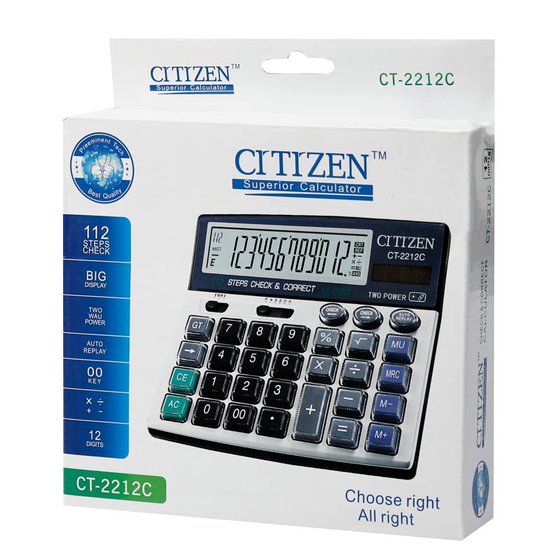 ماشین حساب سیتیزن Citizen CT-2212C