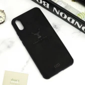 قاب چرمی هواوی Honor 9A طرح گوزن مشکی