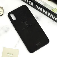 قاب چرمی طرح گوزن Huawei Honor 9A مشکی