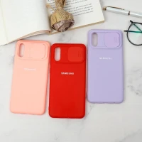 قاب سیلیکونی TPU محافظ لنزدار کشویی Samsung A02 لایت