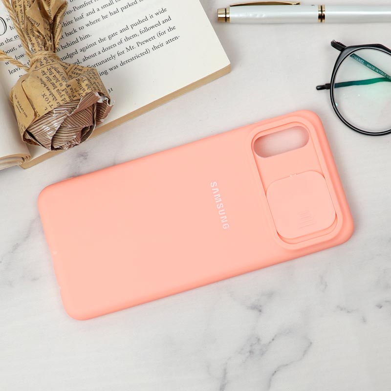 قاب سیلیکونی TPU محافظ لنزدار کشویی Samsung A02 لایت