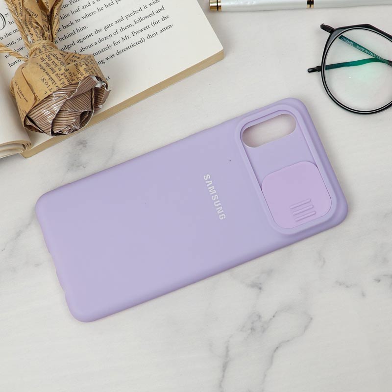 قاب سیلیکونی TPU محافظ لنزدار کشویی Samsung A02 لایت