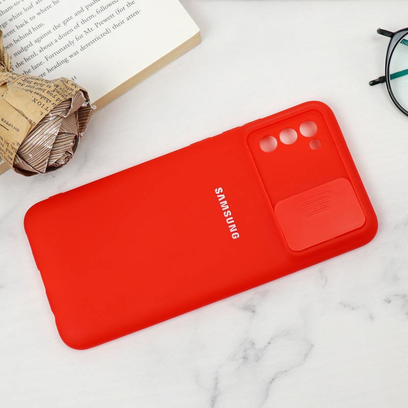 قاب سیلیکونی TPU محافظ لنزدار کشویی Samsung A02s لایت