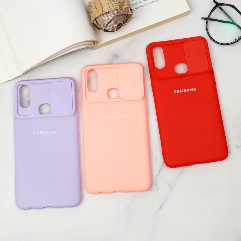 قاب سیلیکونی TPU محافظ لنزدار کشویی Samsung A10s لایت