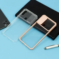 قاب PC شفاف ضربه گیر محافظ لنزدار کشویی Samsung A11 / M11