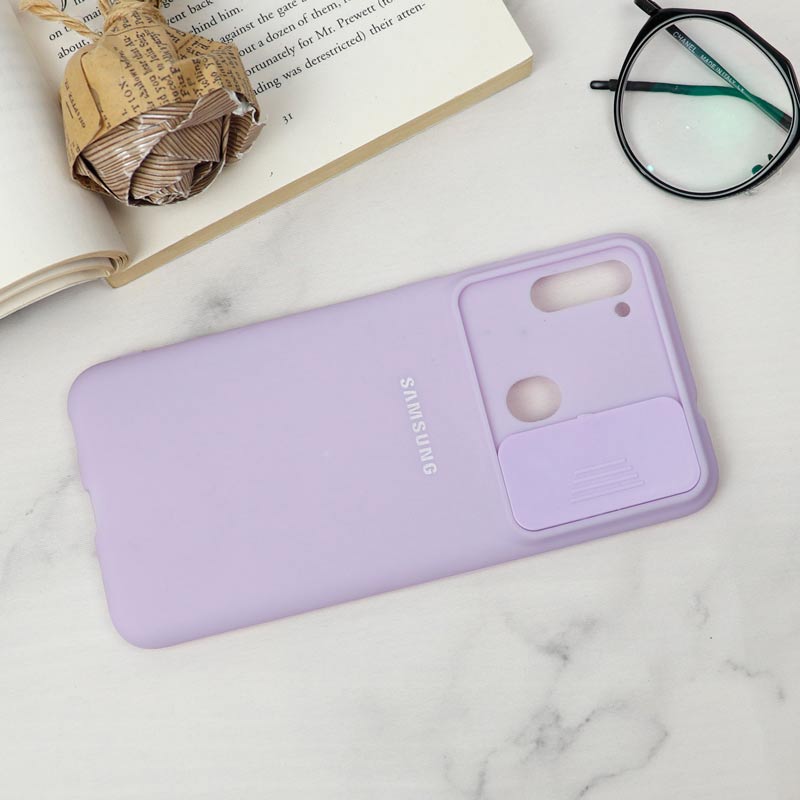 قاب سیلیکونی TPU محافظ لنزدار کشویی Samsung A11 لایت