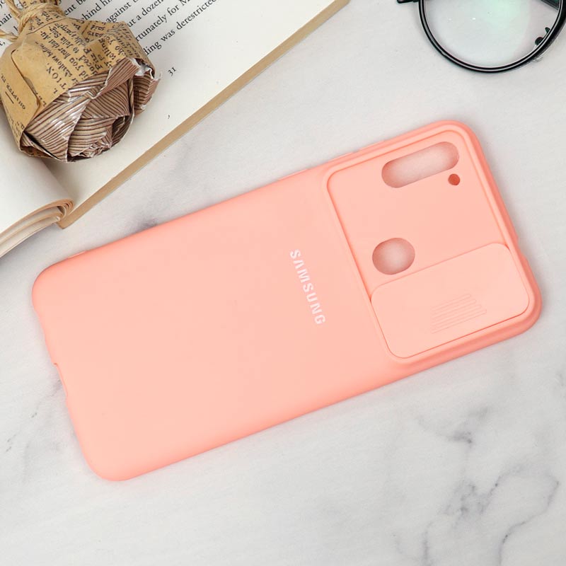 قاب سیلیکونی TPU محافظ لنزدار کشویی Samsung A11 لایت