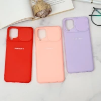 قاب سیلیکونی TPU محافظ لنزدار کشویی Samsung A12 لایت