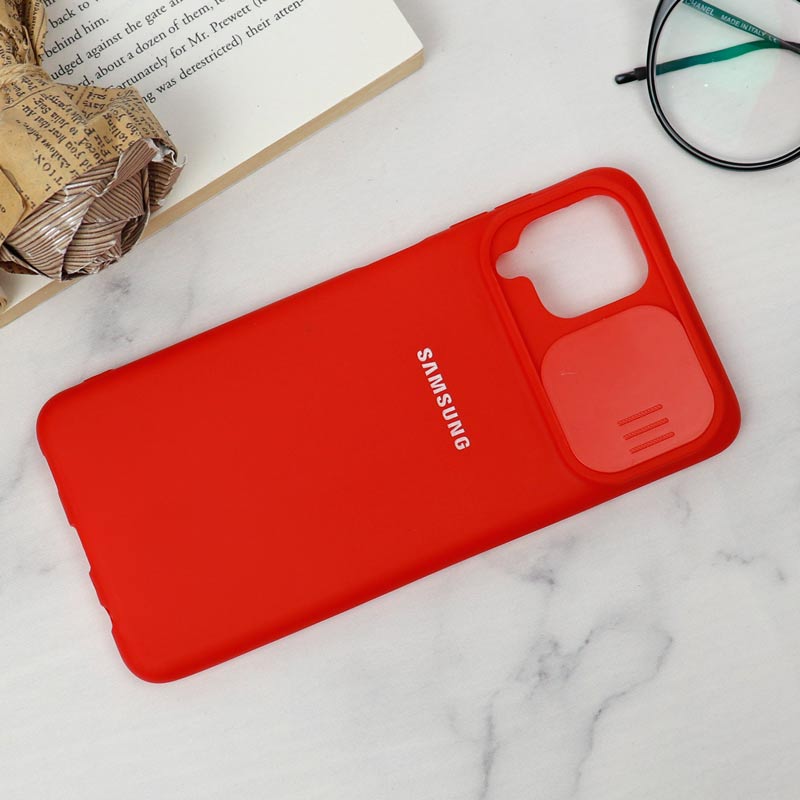 قاب سیلیکونی TPU محافظ لنزدار کشویی Samsung A12 لایت