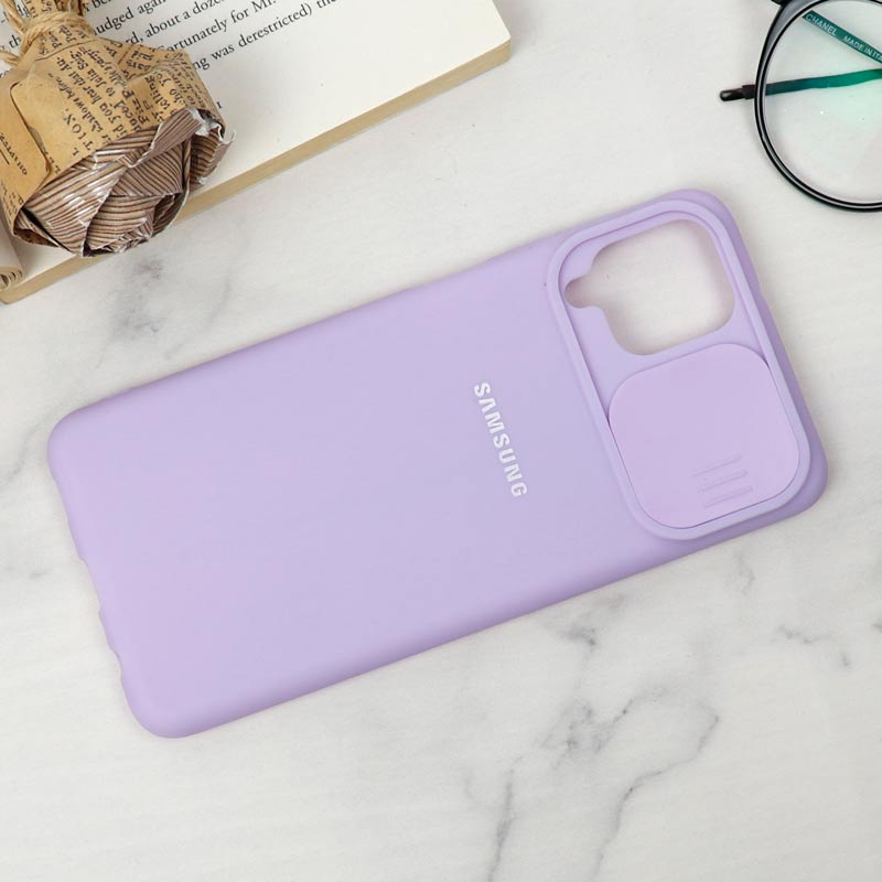 قاب سیلیکونی TPU محافظ لنزدار کشویی Samsung A12 لایت
