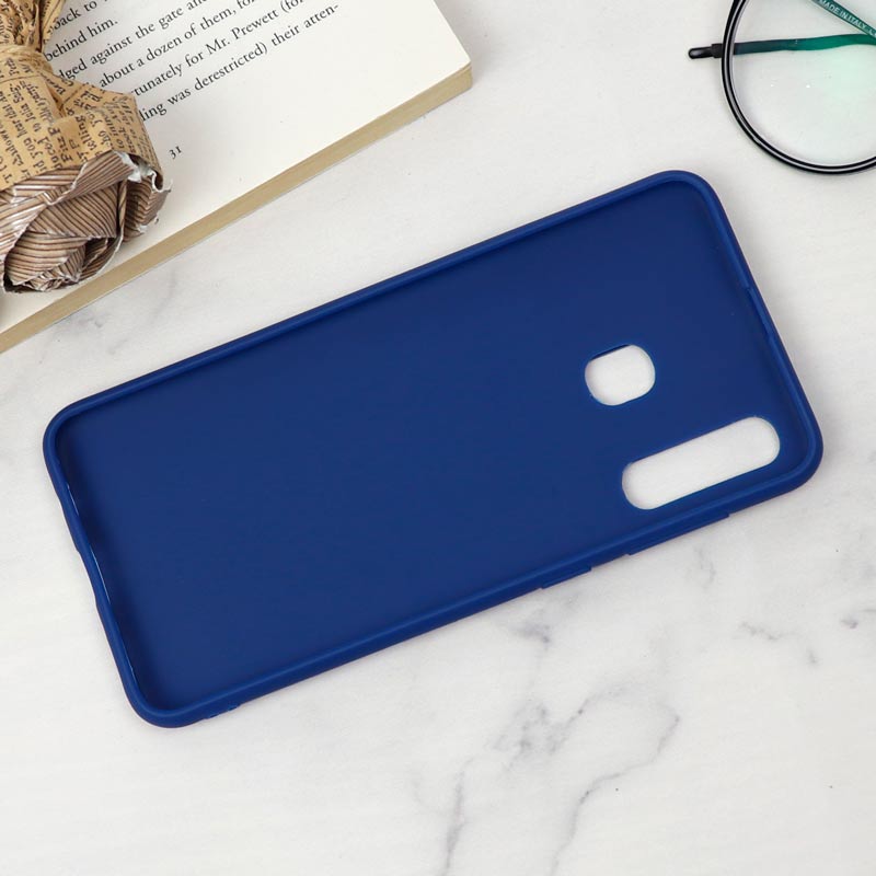 قاب سیلیکونی TPU محافظ لنزدار کشویی Samsung A20 دارک