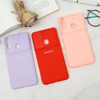 قاب سیلیکونی TPU محافظ لنزدار کشویی Samsung A20s لایت
