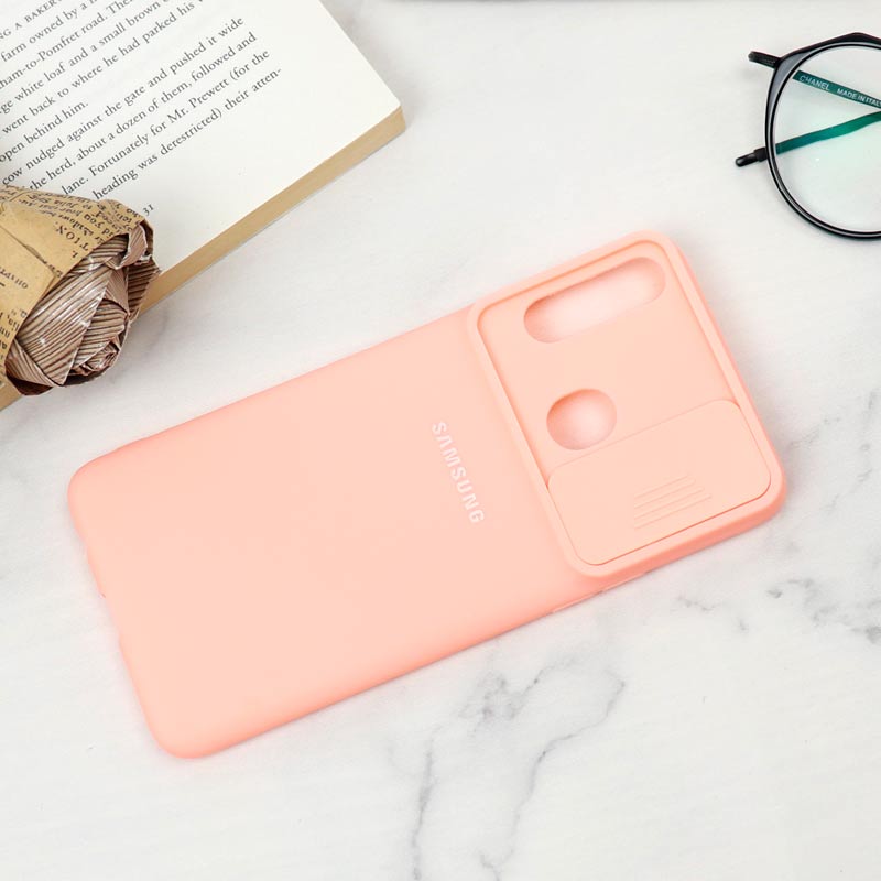 قاب سیلیکونی TPU محافظ لنزدار کشویی Samsung A20s لایت