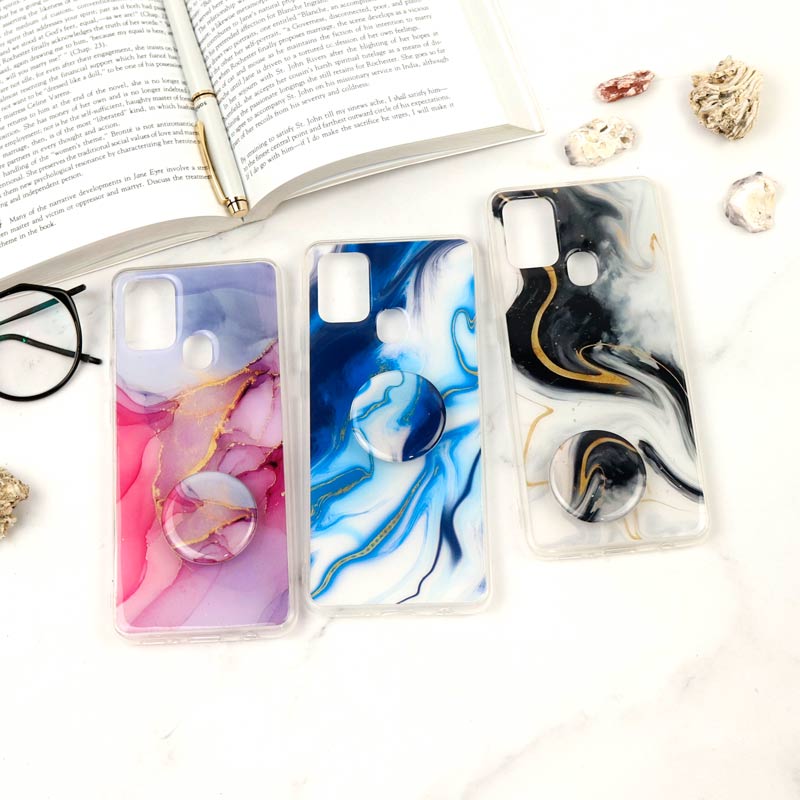 قاب Stone Case پاپ سوکت دار Samsung A21s