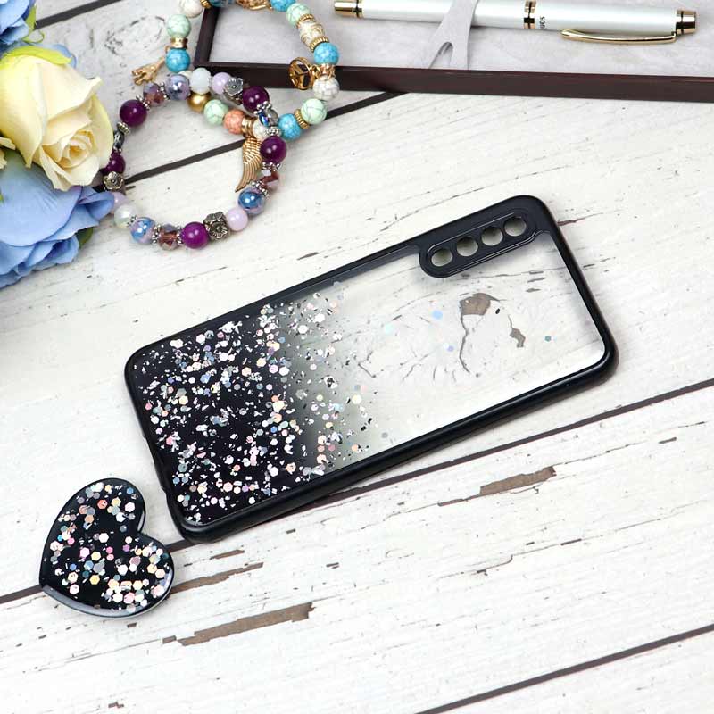 قاب محافظ لنزدار اکلیلی شفاف پاپ سوکت دار Samsung A30s / A50s