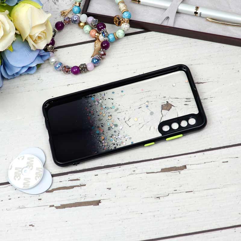 قاب محافظ لنزدار اکلیلی شفاف پاپ سوکت دار Samsung A30s / A50s