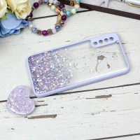 قاب محافظ لنزدار اکلیلی شفاف پاپ سوکت دار Samsung A30s / A50s