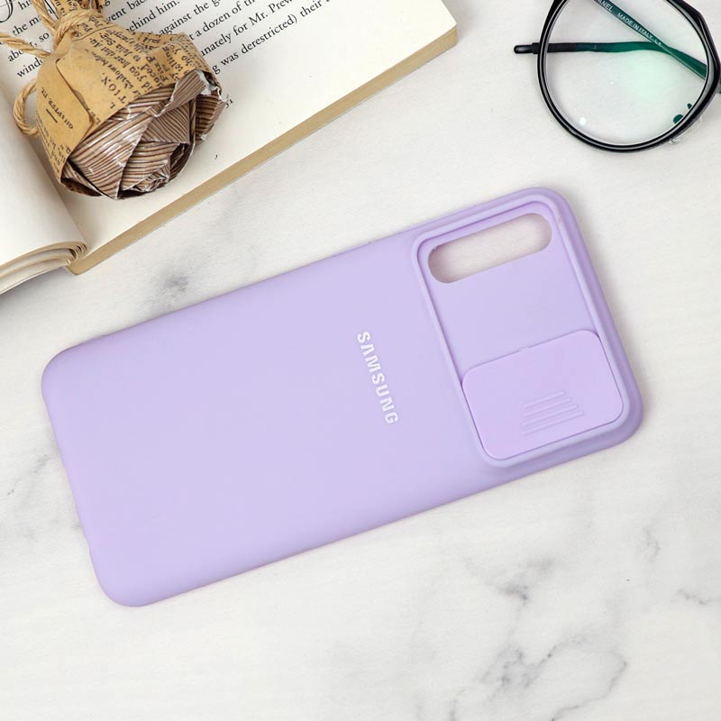 قاب سیلیکونی TPU محافظ لنزدار کشویی Samsung A30s / A50s لایت