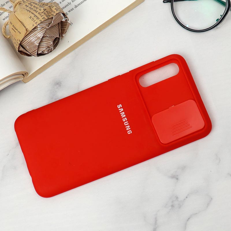 قاب سیلیکونی TPU محافظ لنزدار کشویی Samsung A30s / A50s لایت