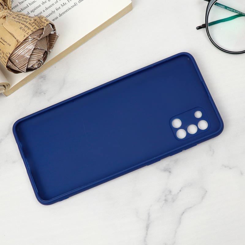 قاب سیلیکونی TPU محافظ لنزدار کشویی Samsung A31 دارک