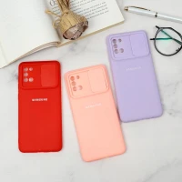 قاب سیلیکونی TPU محافظ لنزدار کشویی Samsung A31 لایت